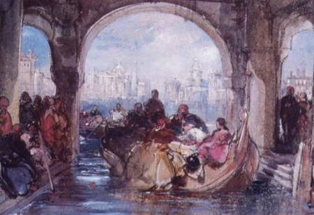 View in Venice from George Cattermole