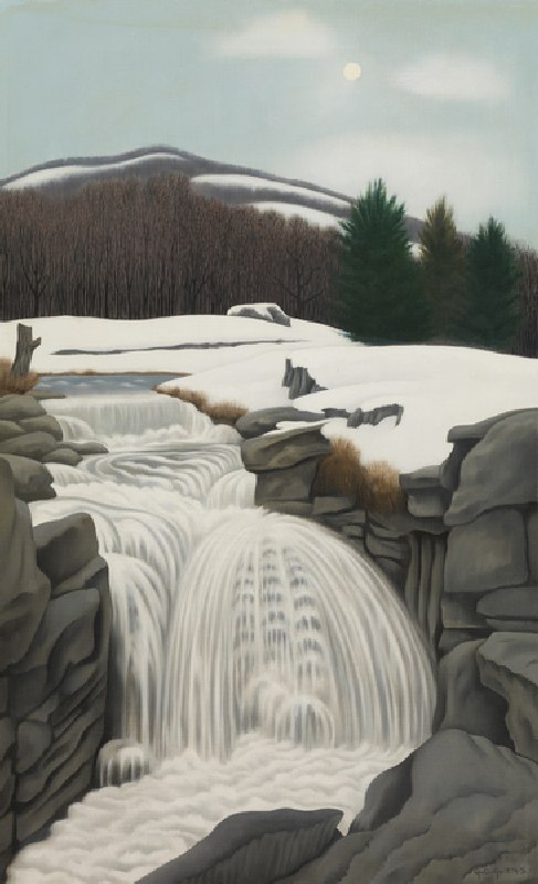 Brook in the Mountains, 1945 (oil on canvas) from George Copeland Ault