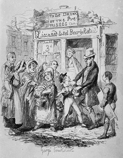 Oliver claimed his affectionate friends, from ''The Adventures of Oliver Twist''Charles Dickens (181 from George Cruikshank