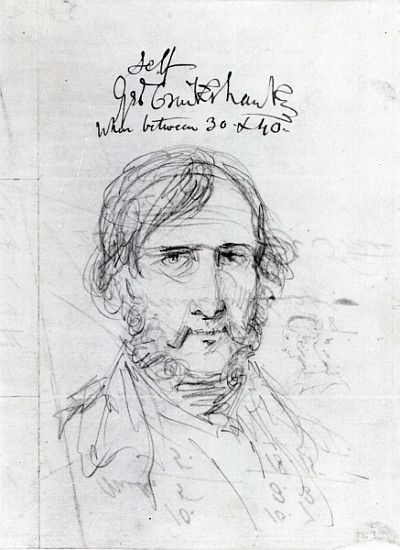 Self-portrait from George Cruikshank