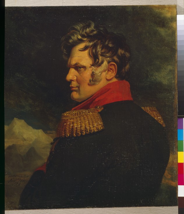 Portrait of the commander-in-chief of the Russian Army on the Caucasus Aleksey Yermolov (1777-1861) from George Dawe