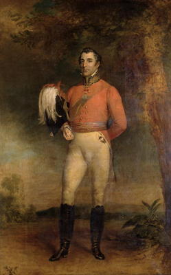 The Duke of Wellington (oil on canvas) from George Dawe