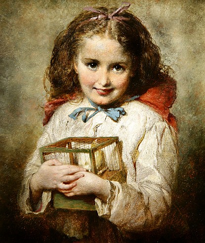 The Birthday Present from George Elgar Hicks