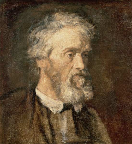 Portrait of Thomas Carlyle (1795-1881) from George Frederick Watts