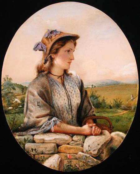 A Country Girl from George Goodwin Kilburne