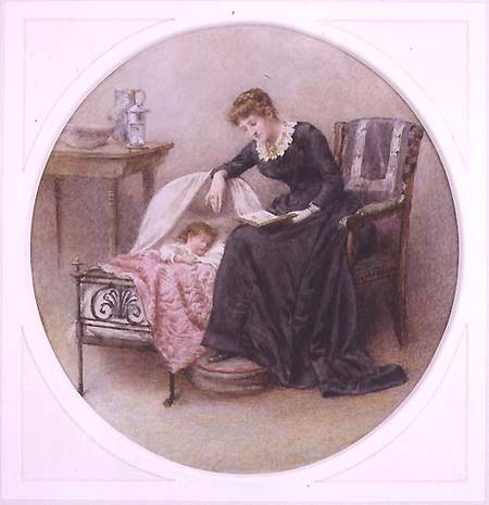 A Goodnight Story from George Goodwin Kilburne