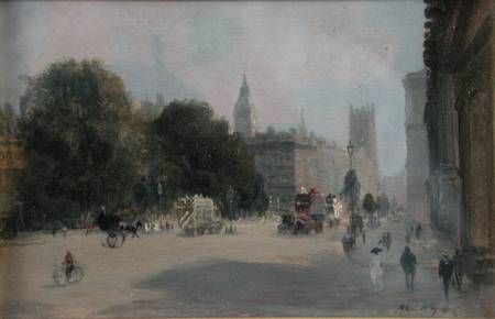 Early Afternoon, Whitehall, London from George Hyde Pownall
