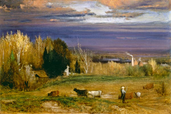 Sunshine After Storm or Sunset from George Inness