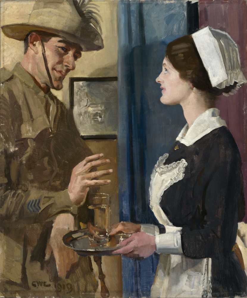 The Trooper and the Maid from George Lambert