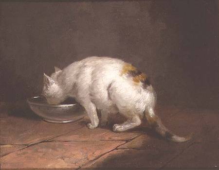 The Artist's Cat Drinking from George Morland