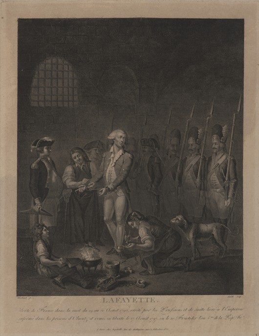 Lafayette in Prison at Olmütz from George Morland