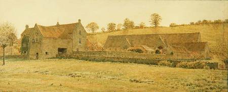 The Old Tithe Barn and Farm House near Bradford-on-Avon from George Price Boyce