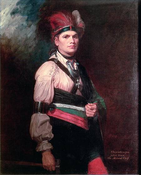 Joseph Brant, Chief of the Mohawks from George Romney