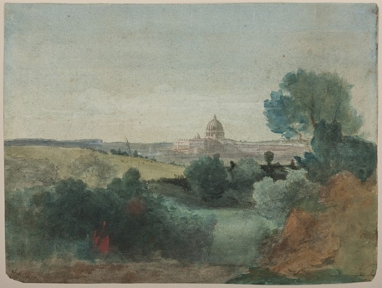 Saint Peter's seen from the Campagna from George Snr. Inness