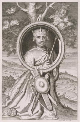William II 'Rufus' (c.1056-1100) King of England from 1087, engraved by the artist (engraving) from George Vertue