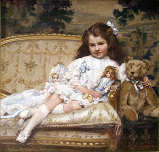 Portrait of Marjorie Cohen, aged 5  from George Hall Neale