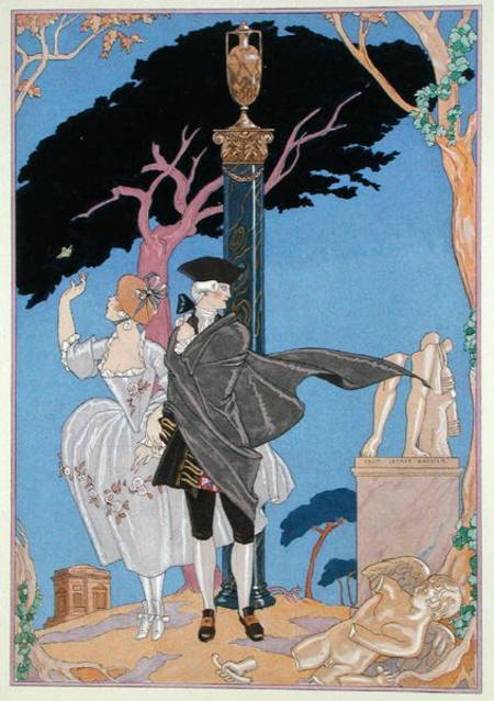 Broken Hearts, Broken Statues from Georges Barbier