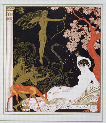 Venus (colour litho) from Georges Barbier
