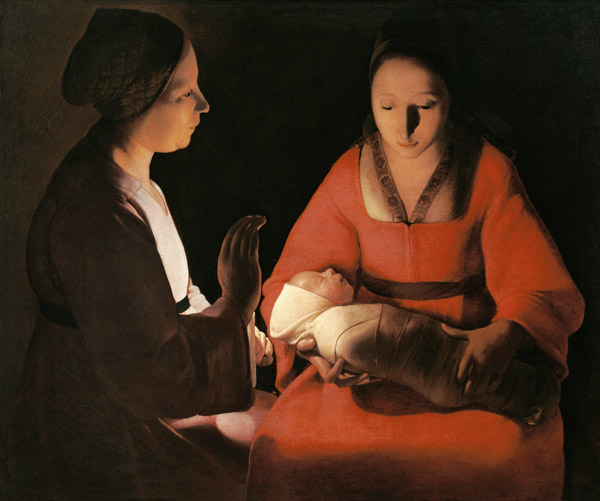 Das Neugeborene (Geburt Christi?) from Georges de La Tour