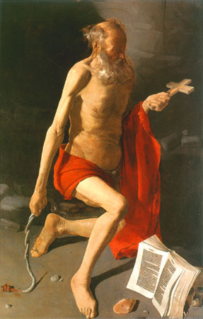 Der heilige Jerome from Georges de La Tour
