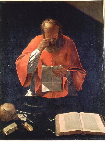 St.Jerome reading from Georges de La Tour