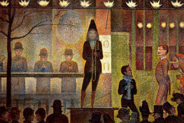 La Parade de cirque from Georges Seurat