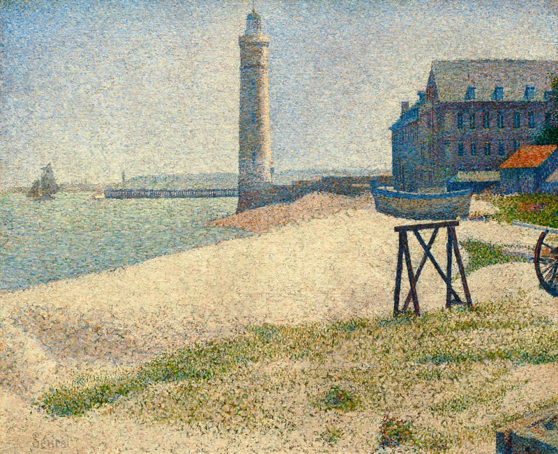 Leuchtturm von Honfleur from Georges Seurat