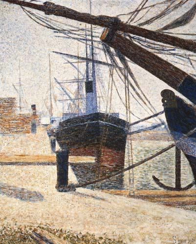 An einem Hafenbecken in Honfleur from Georges Seurat