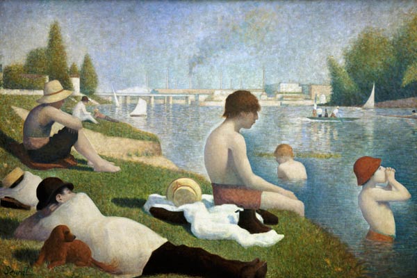 Die Badenden from Georges Seurat