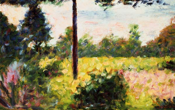 Barbizon Forest from Georges Seurat