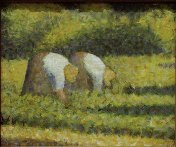 G.Seurat, Bäuerinnen bei der Arbeit from Georges Seurat