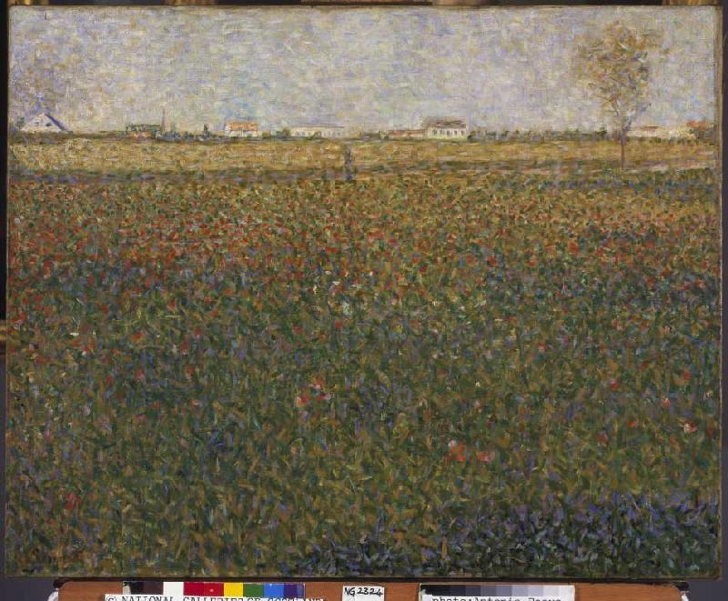 Luzernenfeld bei St. Denis. from Georges Seurat