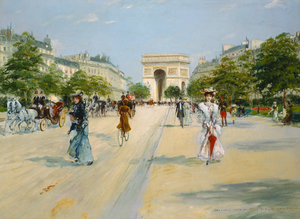 Paris, Avenue du Bois de Boulogne from Georges Stein