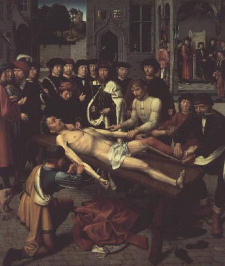 The Flaying of Sisamnes  (one of two panels from Gerard David