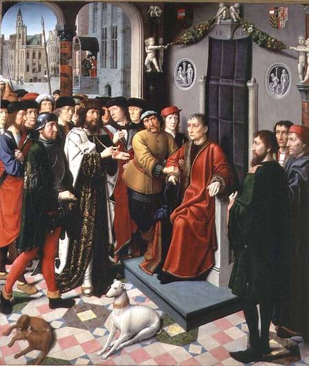 The Judgement of Cambyses, 1498  (one of two panels from Gerard David