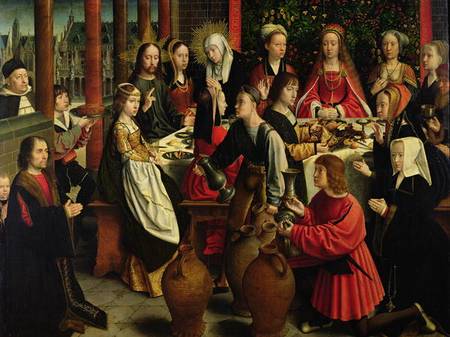 The Marriage Feast at Cana from Gerard David