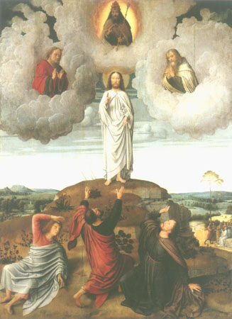 Verklärung Jesu (Mitteltafel eines Tryptichons) from Gerard David