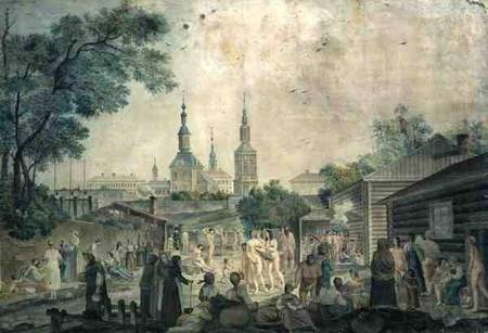 A Cure Bath in Moscow from Gerard de la Barthe
