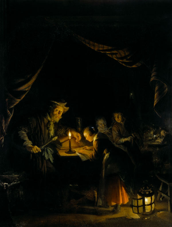 The School Master from Gerard Dou