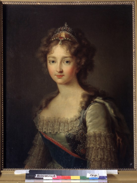 Portrait of Empress Elizabeth Alexeievna, Princess Louise of Baden (1779-1826) from Gerhard von Kügelgen