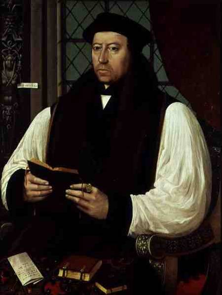 Portrait of Thomas Cranmer (1489-1556) from Gerlach Flicke