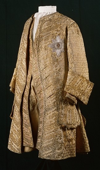 Leather Costume of August the Strong, (leather and gold embroidery) from German School