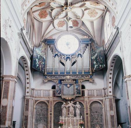 Organ in the church of St. Anna from German School