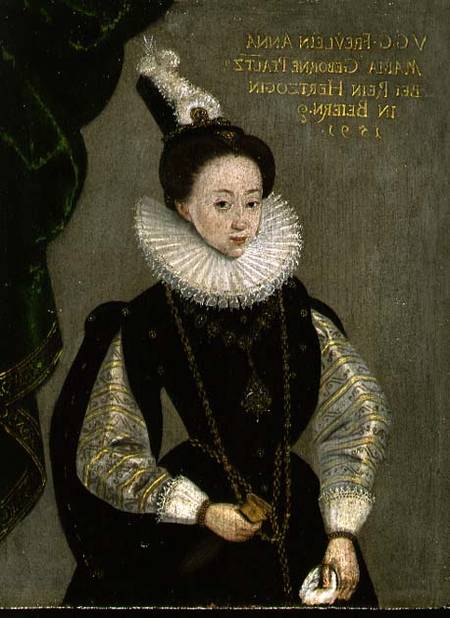 Portrait of Anna Maria, Duchess of Bavaria from German School
