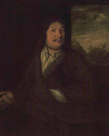 Portrait of Johann Ambrosius Bach (1645-95) from German School