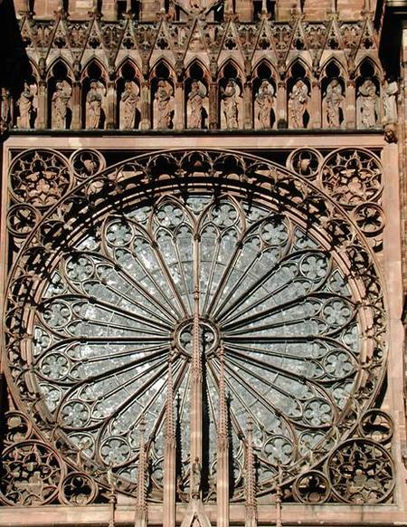 Rose window from the west facade from German School