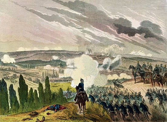 The Battle of Sedan, 1st September 1870 from German School