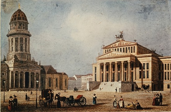 The Royal Theatre and the New Church from German School