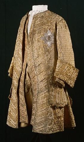 Leather Costume of August the Strong, (leather and gold embroidery)