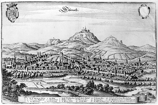View of Eisenach from German School